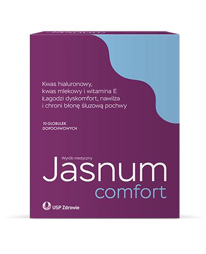  Jasnum Comfort Globulki dopochwowe, 10 szt., cena, wskazania, opinie - Apteka internetowa Melissa  