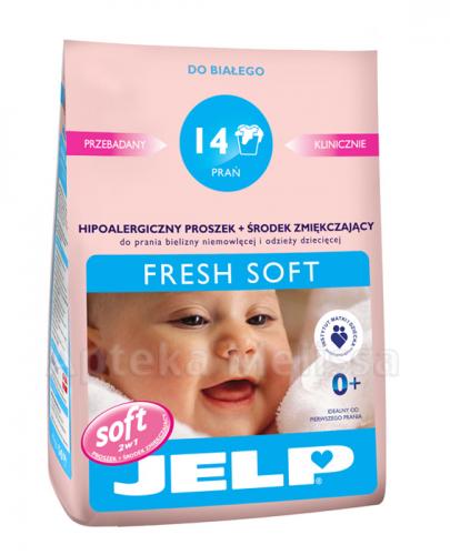 JELP FRESH SOFT 2w1 Hipoalergiczny proszek ze środkiem zmiękczającym - 1,12 kg - Apteka internetowa Melissa