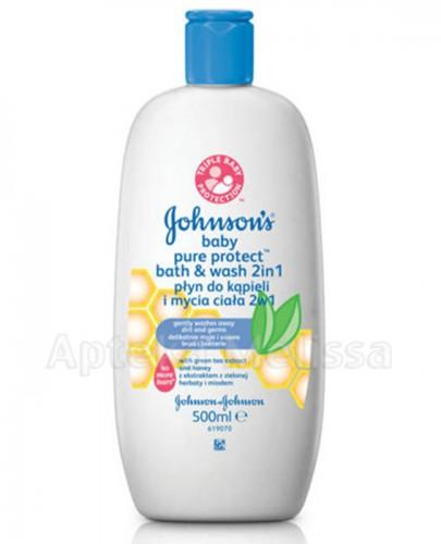 JOHNSON`S BABY PURE PROTECT Płyn do kąpieli 2w1, 500 ml (JOHNSONS) - Apteka internetowa Melissa  