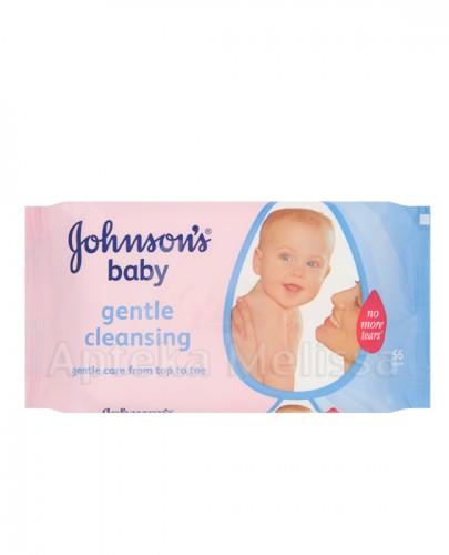 JOHNSON'S BABY GENTLE CLEANSING Delikatne chusteczki oczyszczające - 56 szt. - Apteka internetowa Melissa