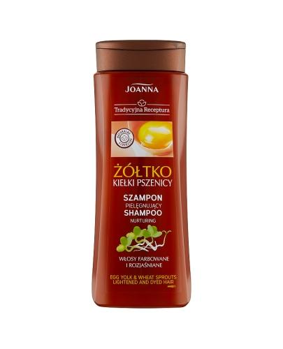 Joanna Tradycyjna Receptura Szampon pielęgnujący żółtko i kiełki pszenicy - 300 ml - cena, opinie, właściwości