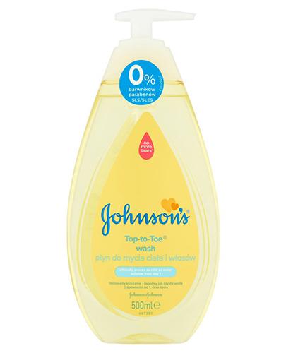 Johnson's Baby Top-To-Toe Płyn do mycia ciała i włosów - 500 ml - cena, opinie, wskazania - Apteka internetowa Melissa  