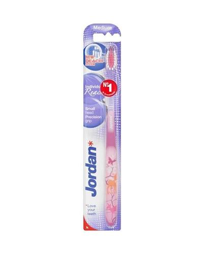 JORDAN INDIVIDUAL REACH MEDIUM Szczoteczka do mycia zębów, 1 sztuka