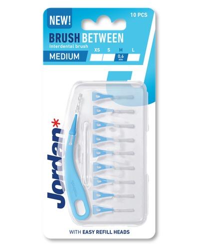 JORDAN BRUSH BETWEEN Szczoteczki międzyzębowe M - 10 szt. - Apteka internetowa Melissa