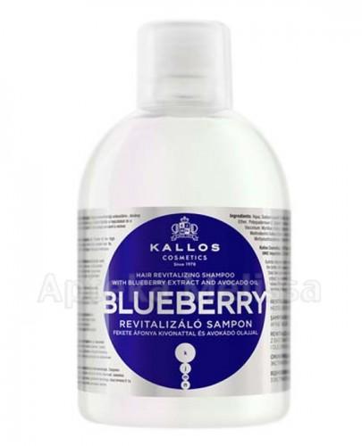 KALLOS BLUEBERRY Rewitalizujący szampon z ekstraktem czarnej jagody i olejem avokado - 1000 ml - Apteka internetowa Melissa