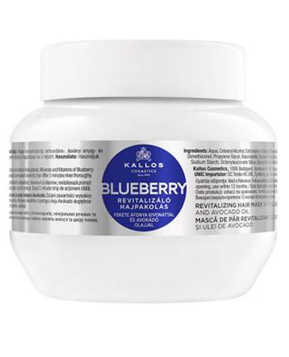  Kallos Blueberry Rewitalizująca maska czarna jagoda do suchych, zniszczonych włosów - 275 ml - cena, opinie, stosowanie - Apteka internetowa Melissa  