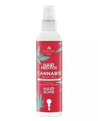  Kallos Hair Pro-Tox Cannabis Płynna odżywka do włosów z olejem z nasion konopi z keratyną i kompleksem witaminowym - 200 ml - cena, opinie, stosowanie - Apteka internetowa Melissa  