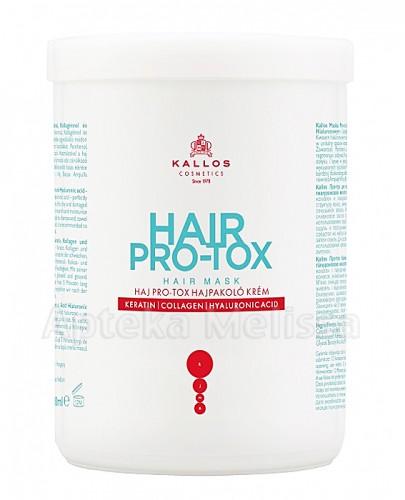  KALLOS KJMN HAIR PRO-TOX Maska do włosów z keratyną, kolagenem i kwasem hialuronowym - 1000 ml - cena, opinie, stosowanie - Apteka internetowa Melissa  