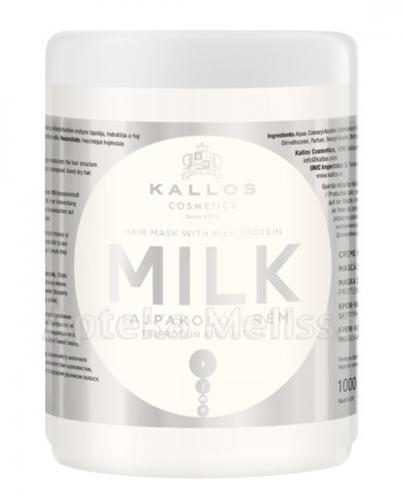 KALLOS MILK Maska z ekstraktem proteiny mlecznej - 1000 ml - Apteka internetowa Melissa  