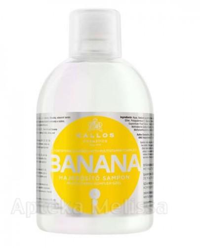 KALLOS BANANA Wzmacniający szampon z kompleksem multiwitamin - 1000 ml - Apteka internetowa Melissa