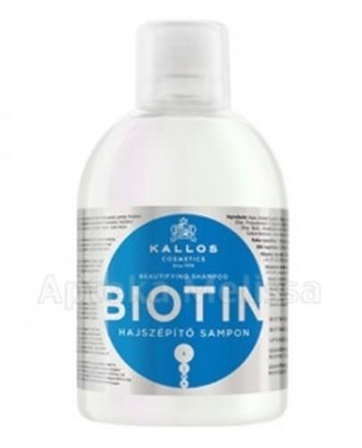 KALLOS BIOTIN Szampon do włosów cienkich, matowych i słabych - 1000 ml - Apteka internetowa Melissa