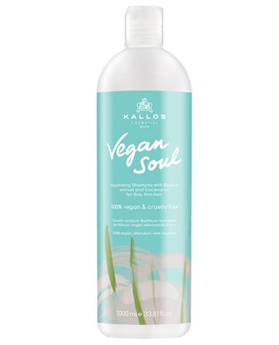  Kallos Vegan Soul Szampon dodający objętości z ekstraktem z bambusa i oleju kokosowego do włosów cienkich - 1000 ml - cena, opinie, właściwości - Apteka internetowa Melissa  