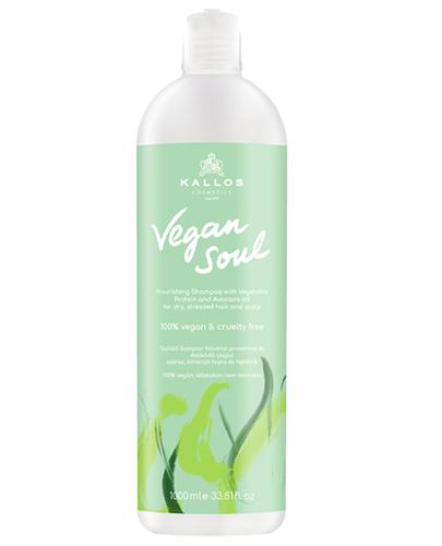  Kallos Vegan Soul Wzbogacający szampon z proteinami roślinnymi i olejem z awokado do włosów suchych - 1000 ml - cena, opinie, stosowanie - Apteka internetowa Melissa  
