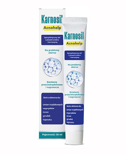 Karnosil Acnohelp Żel z jonami srebra, 50 ml