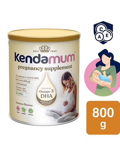 zdjęcie Kendamum Napój dla kobiet w ciąży i karmiących piersią, 800 g, cena, skład, opinie
