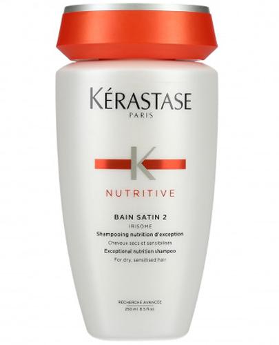  Kerastase Paris Nutritive Bain Satin 2 Kąpiel odżywcza do włosów suchych lub uwrażliwionych - 250 ml - cena, opinie, właściwości - Apteka internetowa Melissa  