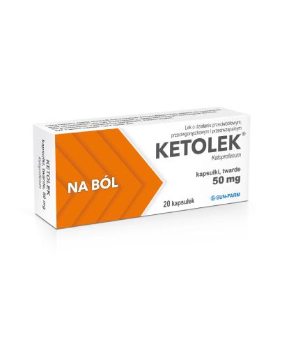 KETOLEK 50 mg - 20 kaps. 