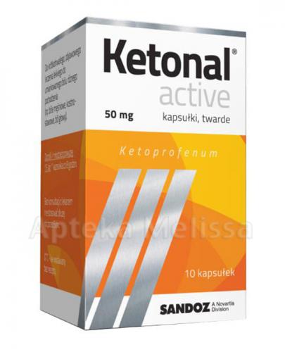 Ketonal Active, 10 kapsułek - Apteka internetowa Melissa