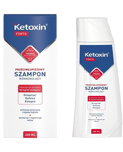 KETOXIN FORTE Szampon przeciwłupieżowy - 200 ml - wzmacniający - cena, opinie, właściwości - Apteka internetowa Melissa