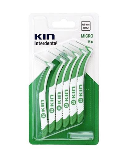 KIN INTERDENTAL 0,9 mm Szczoteczka do przestrzeni międzyzębowych - 6 szt.