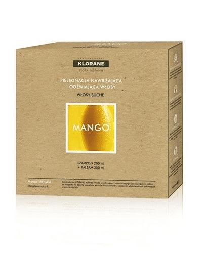 KLORANE ZESTAW MANGO Szampon odżywczy - 200 ml + Balsam odżywczy - 200 ml - cena, właściwości - Apteka internetowa Melissa