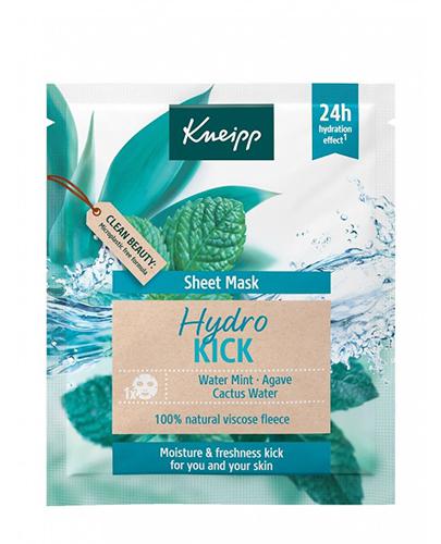  Kneipp Sheet Mask Hydro Kick Maska na tkaninie z naturalnym wyciągiem z mięty wodnej, agawy i kaktusa, 1 szt., cena, opinie, stosowanie - Apteka internetowa Melissa  