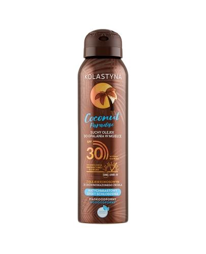 Kolastyna Coconut Paradise Suchy olejek do opalania w mgiełce SPF30 - 150 ml - cena, opinie, właściwości - Apteka internetowa Melissa
