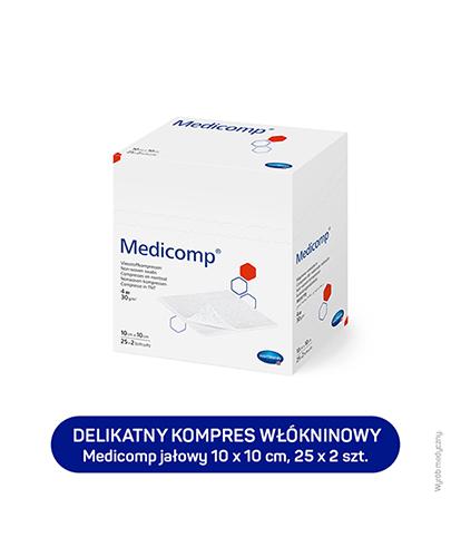 MEDICOMP Kompresy jałowe 10cm x 10cm - 50 szt. - cena, opinie, stosowanie - Apteka internetowa Melissa