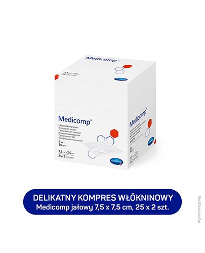 MEDICOMP Kompresy jałowe 7,5 cm x 7,5 cm - 50 szt. - Apteka internetowa Melissa