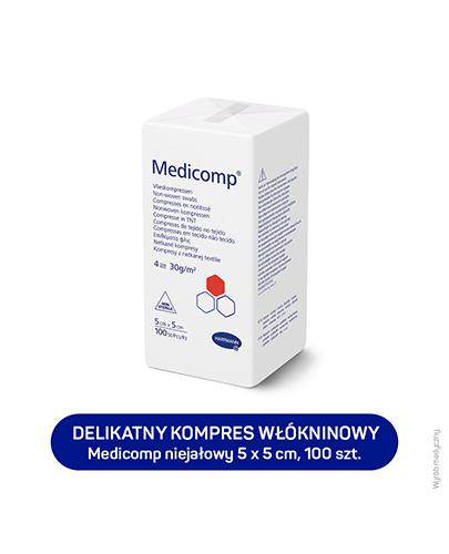 Kompr.włókn.n/j.Medicomp, 5x5, 4w, 100 szt