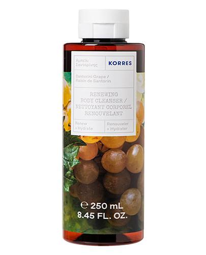 Korres Żel do mycia ciała o zapachu winogron z Santorini - 250 ml - cena, opinie, skład - Drogeria Melissa