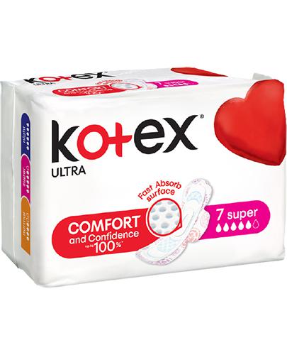  Kotex Super Ultra Podpaski, 7 szt., cena, opinie, właściwości - Apteka internetowa Melissa  