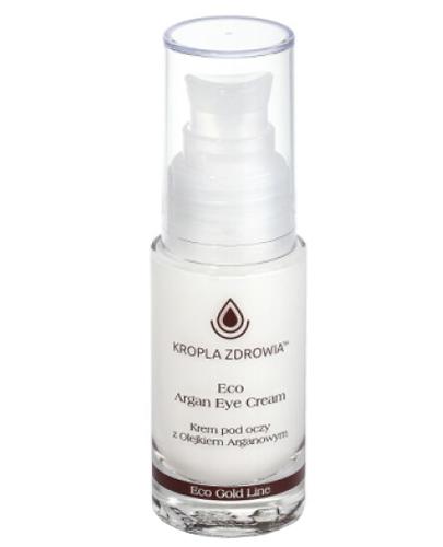  Kropla Zdrowia Eco Argan Eye Cream Krem pod oczy z olejkiem arganowym - 30 ml - cena, opinie, włąściwości - Apteka internetowa Melissa  