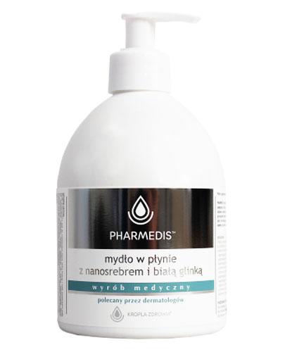  Pharmedis Kropla Zdrowia Mydło naturalne w płynie z nanosrebrem i białą glinką - 500 ml - Apteka internetowa Melissa  