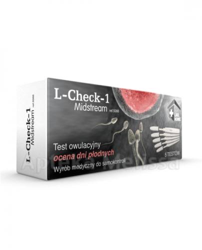 L-CHECK-1 MIDSTREAM Test owulacyjny - 5 szt. - Apteka internetowa Melissa