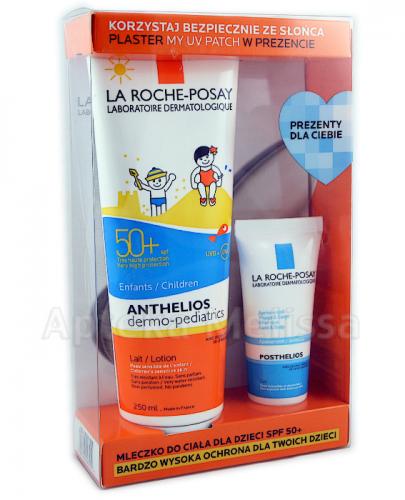 LA ROCHE-POSAY ANTHELIOS Mleczko do ciała dla dzieci - 250 ml + POSTHELIOS Aksamitny żel nawilżający po opalaniu - 40 ml - Apteka internetowa Melissa