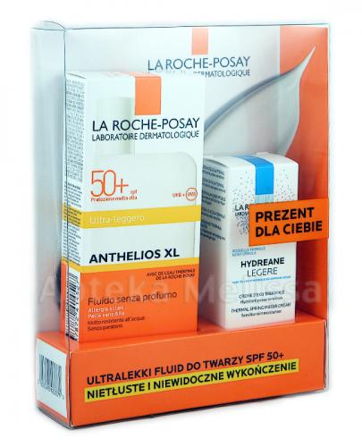  LA ROCHE-POSAY ANTHELIOS XL Lekki fluid do twarzy - 50 ml + HYDREANE LEGERE Nawilżający krem termalny - 15 ml - Apteka internetowa Melissa  