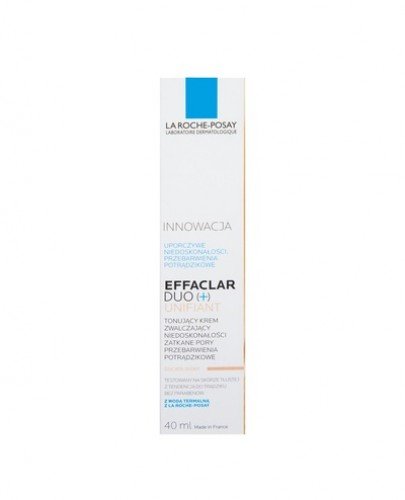 LA ROCHE-POSAY EFFACLAR DUO+UNIFIANT Krem zwalczający niedoskonałości - 40 ml odcień jasny - Apteka internetowa Melissa