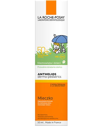 LA ROCHE-POSAY ANTHELIOS DERMO-PEDIATRICS Mleczko dla niemowląt i dzieci do ochrony twarzy i ciała SPF50+ - 50 ml - Drogeria Melissa