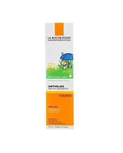 LA ROCHE-POSAY ANTHELIOS DERMO-PEDIATRICS Mleczko dla niemowląt i dzieci do ochrony twarzy i ciała SPF50+ - 50 ml - Apteka internetowa Melissa