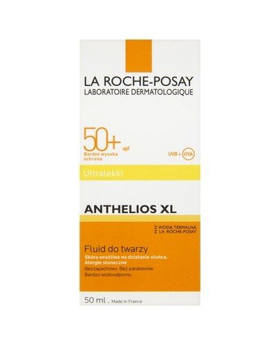 LA ROCHE ANTHELIOS XL Ultralekki fluid do twarzy SPF50+ - 50 ml - Apteka internetowa Melissa