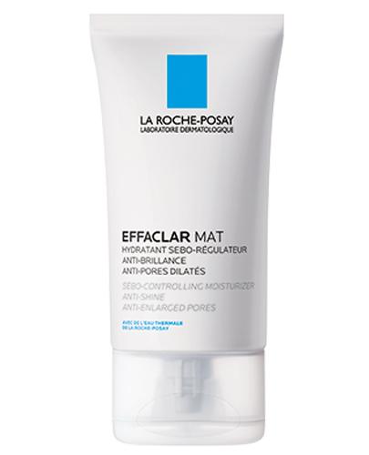 LA ROCHE-POSAY EFFACLAR MAT Seboregulujący krem przeciw błyszczeniu skóry - 40 ml + EFFACLAR Żel oczyszczający 50 ml - Drogeria Melissa