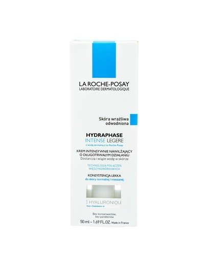 LA ROCHE-POSAY HYDRAPHASE INTENSE LEGERE Krem intensywnie nawilżający o długotrwałym działaniu - 50 ml - Apteka internetowa Melissa