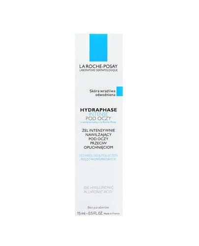 LA ROCHE-POSAY HYDRAPHASE INTENSE Żel pod oczy z wodą termalną - 15 ml - Apteka internetowa Melissa
