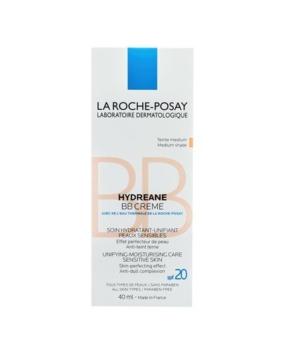 LA ROCHE-POSAY HYDREANE BB MEDIUM Krem upiększający - 40 ml - Apteka internetowa Melissa
