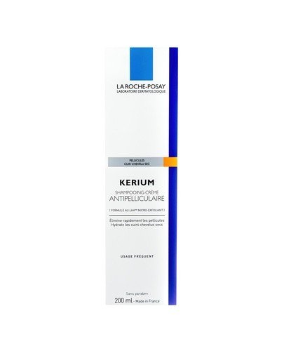 LA ROCHE-POSAY KERIUM Szampon przeciwłupieżowy na łupież suchy - 200 ml - Apteka internetowa Melissa