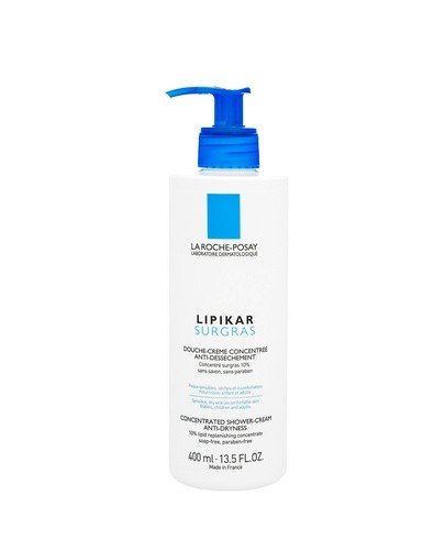 LA ROCHE-POSAY LIPIKAR SURGRAS Skoncentrowany kremowy żel do twarzy i ciała - 400 ml - Apteka internetowa Melissa