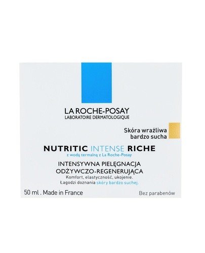 LA ROCHE-POSAY NUTRITIC INTENSE RICHE Intensywna pielęgnacja odżywczo-regenerująca dla skóry bardzo suchej - 50 ml - Apteka internetowa Melissa