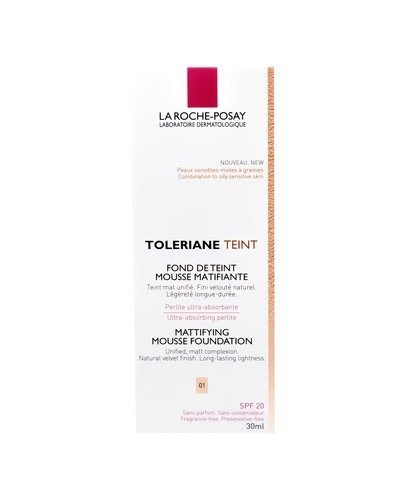 LA ROCHE-POSAY TOLERIANE TEINT 01 Matujący podkład w musie - 30 ml - Apteka internetowa Melissa