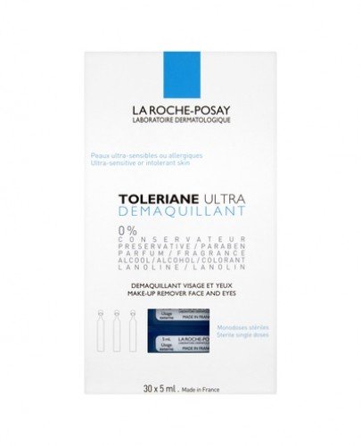 LA ROCHE-POSAY TOLERIANE Preparat do demakijażu oczu - 30 amp. x 5 ml - Apteka internetowa Melissa